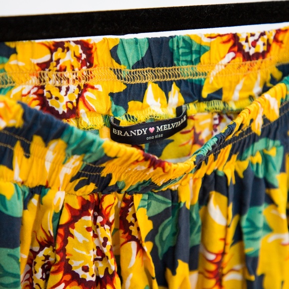 RARE Brandy Melville Luma Sunflower Skirt - Picture 3 of 10